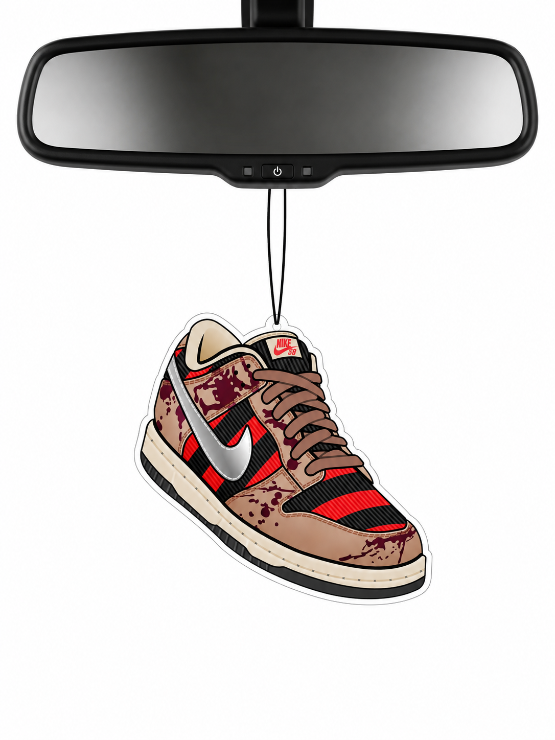 Dunk Low Freddy Krueger Air Freshener – Sneaker-Inspired Car Freshener